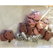 Buttons - Craft - Assorted Animals